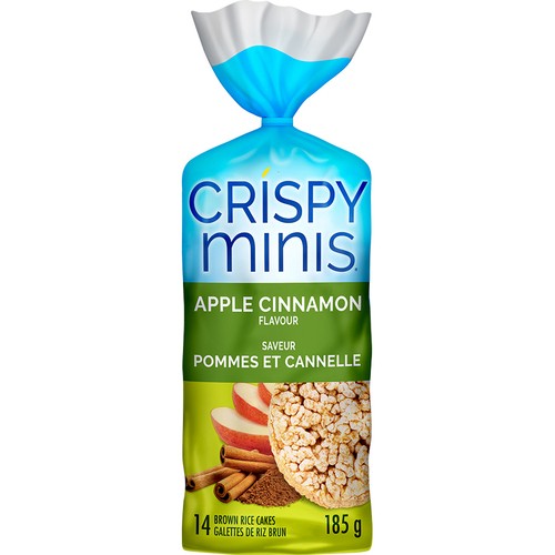 Quaker Crispy Minis Rice Cakes Apple Cinnamon 185 g