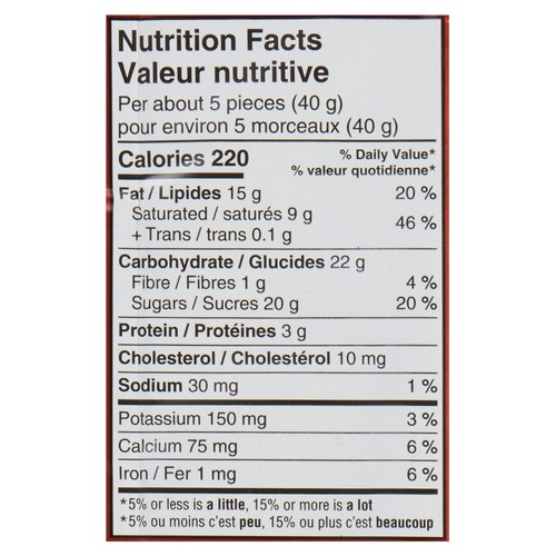 Laura Secord Milk Chocolate Bar 300 g