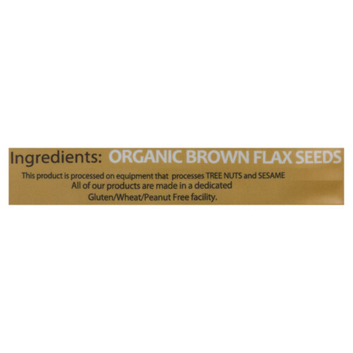 Good Eats Organic Gluten-Free Brown Flax Seeds 600 g