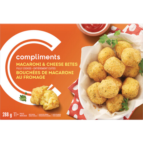 Compliments Frozen Macaroni and Cheese Bites 288 g