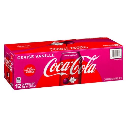 Coca-Cola Soft Drink Cherry Vanilla 355 ml 
