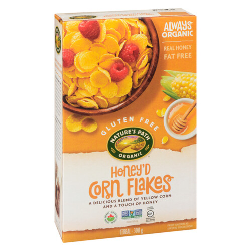 Nature's Path Organic Cereal Honey'D Corn Flakes 300 g