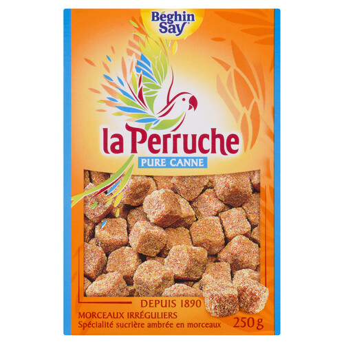 La Perruche Pure Cane Sugar Rough Cut Cubes 250 g