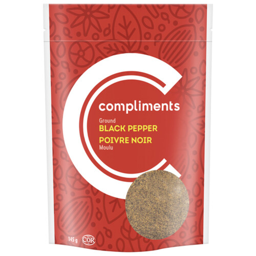 Compliments Spice Ground Black Pepper 145 g