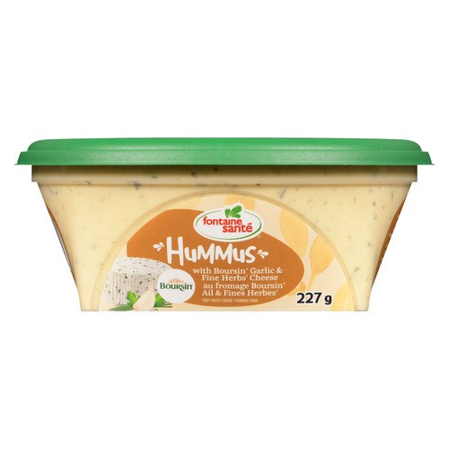 Fontaine Santé Hummus with Boursin Garlic & Fine Herbs Cheese 227 g