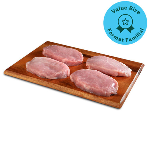 Pork Loin Centre & Rib Chops Boneless Family Size