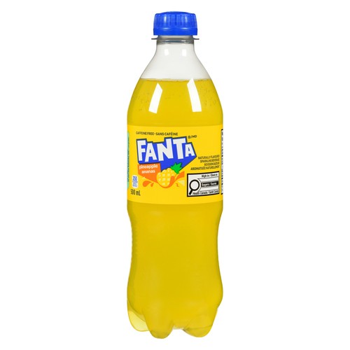 Fanta Sparkling Beverage Pineapple 500 ml (bottle)