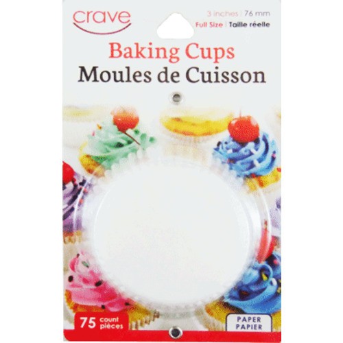 Crave Baking Cups 75 Pack