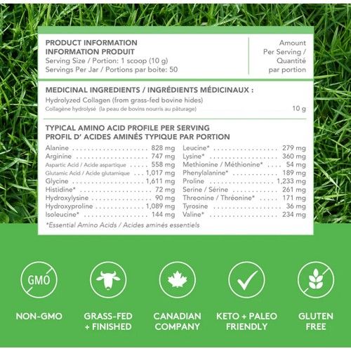 Sproos Grass-Fed Collagen Powder Unflavoured 300 g