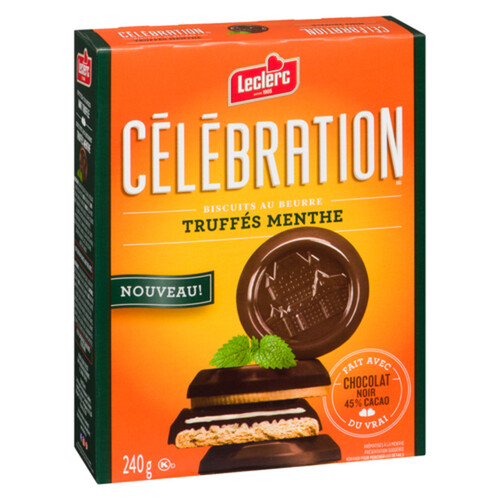 Leclerc Celebration Butter Cookies Mint Truffle 240 g Voilà Online