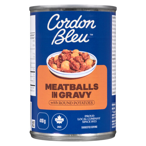 Cordon Bleu Meat Balls In Gravy With Round Potatoes 410 g