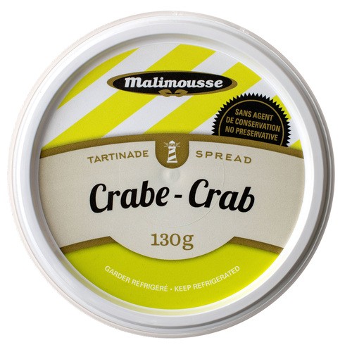 Malimousse Spread Crab 130 g