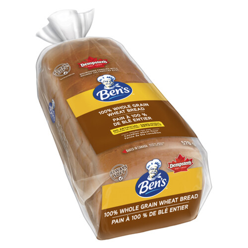 Ben's Holsum Bread 100% Whole Wheat 570 g