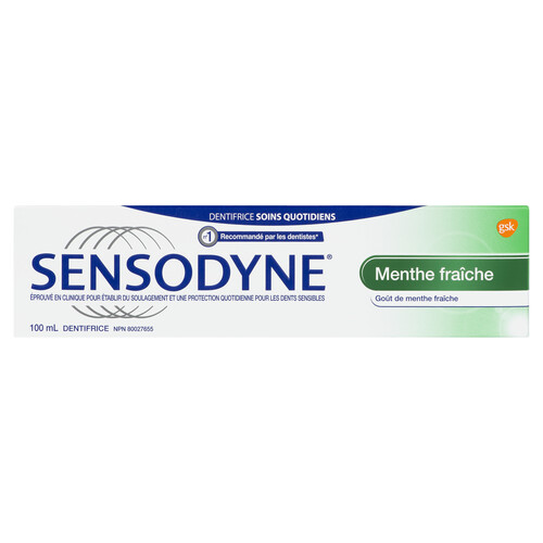 Sensodyne Fluoride Toothpaste Fresh Mint 100 ml