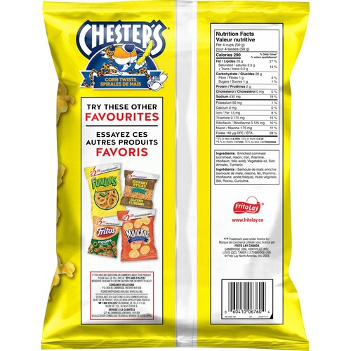 Chester's Snacks Corn Twists 150 g