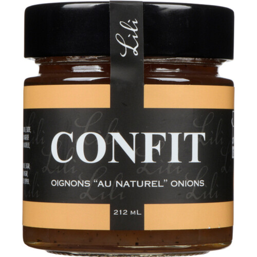 Lili Gourmet! Confit Onion Natural 212 ml