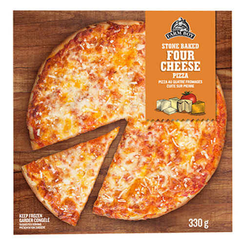Farm Boy Frozen Stone Baked Pizza Four Cheese 330 g