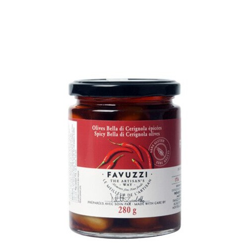 Favuzzi Olives Spicy Bella di Cerignola 280 g 