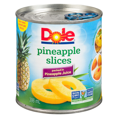 Dole Pineapple Slices In Pineapple Juice 398 ml