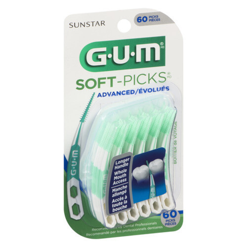 GUM Soft Picks Advanced 60 Count