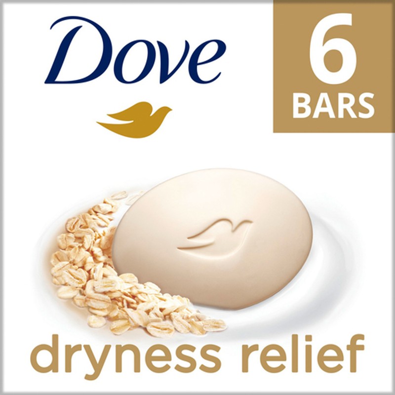 Dove Dryness Relief Beauty Bar Deep Moisturizing For Sensitive Skin 6 X dove-dryness-relief-beauty-bar-deep-moisturizing-for-sensitive-skin-6-x