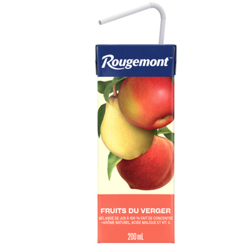 Rougemont Juice Orchard Medley Mixed Fruit Boxes 8 x 200 ml