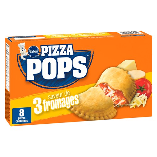 Pillsbury Frozen Pizza Pops Three Cheese 800 g