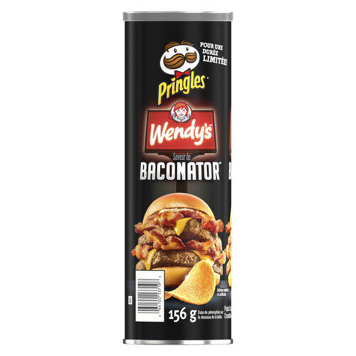 Pringles Potato Chips Wendy's Baconator 156 g