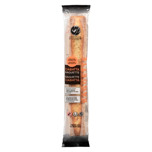 Signature Passion Ciabatta Baguette 250 g (frozen)