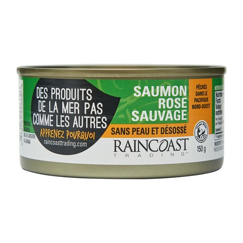 Raincoast Trading Wild Pink Salmon Skinless Boneless 150 g
