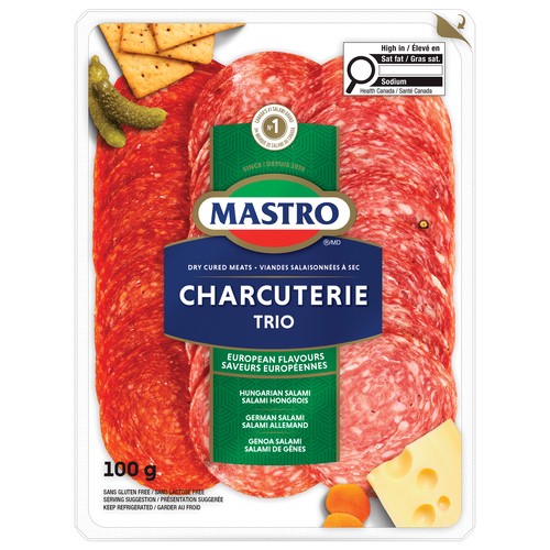 Mastro Charcuterie Trio Salami European Flavour 100 g