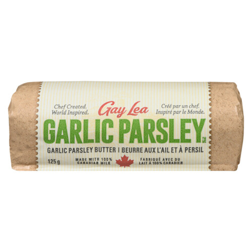 Gay Lea Roll Butter Garlic Parsley 125 g