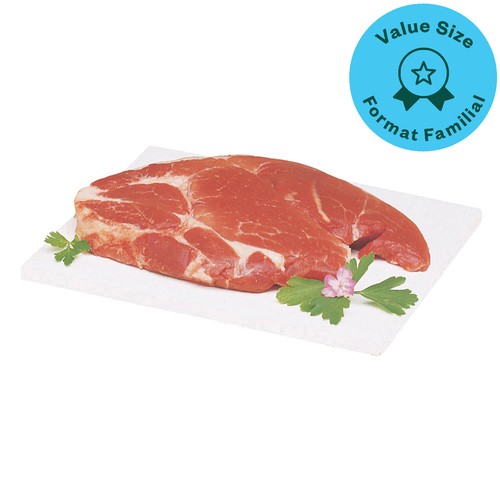 Pork Shoulder Blade Steak Boneless Value Size