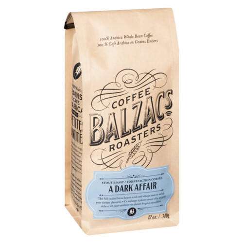 Balzac's Coffee Roasters Coffee Beans A Dark Affair 340 g