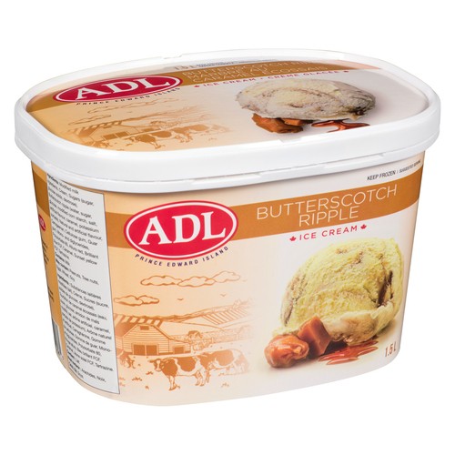 ADL Ice Cream Butterscotch Ripple 1.5 L
