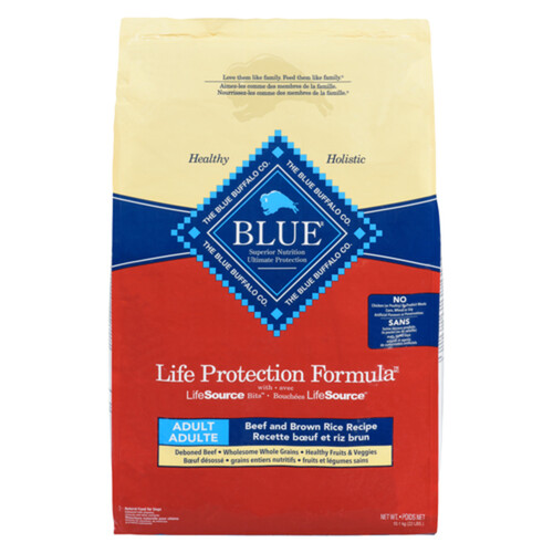 Blue Buffalo Dry Dog Food Adult Life Protection Formula Beef