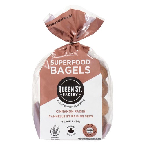 Superfood Bagels Cinnamon & Raisin Bagels 116 g