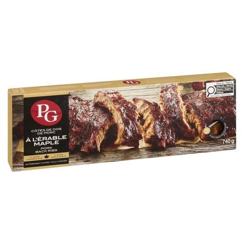 Plaisirs Gastronomiques Pork Back Ribs Maple 740 g