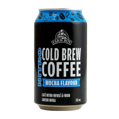Farm Boy Cold Brew Coffee Nitro Mocha 355 ml (can)