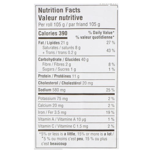 Nossack Gourmet Foods Ltd Sausage Rolls Beef 420 g