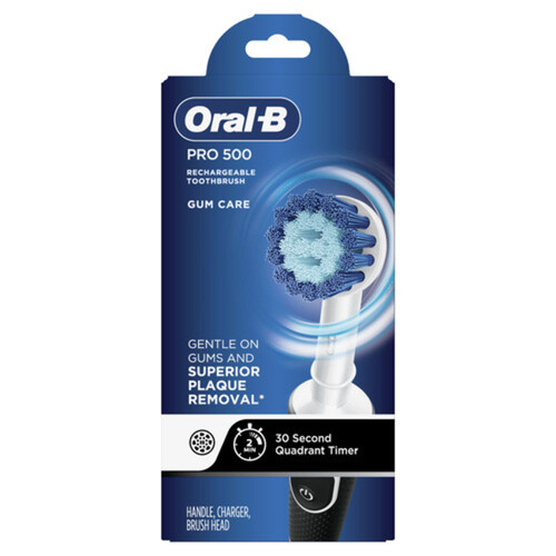 Oral-B Pro 500 Electric Rechargeable Toothbrush Gum Care 