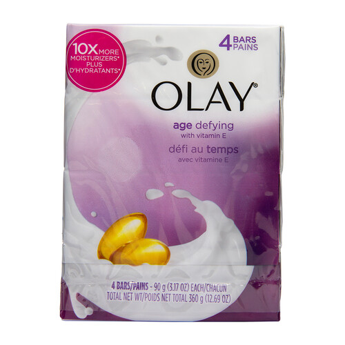 Olay Age Defying Bar Soap Vitamin E 4 x 90 g