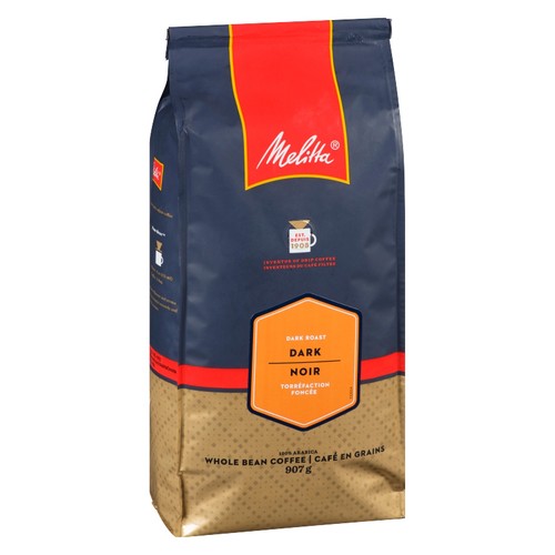 Melitta Bean Whole Bean Coffee Dark Roast 907 g