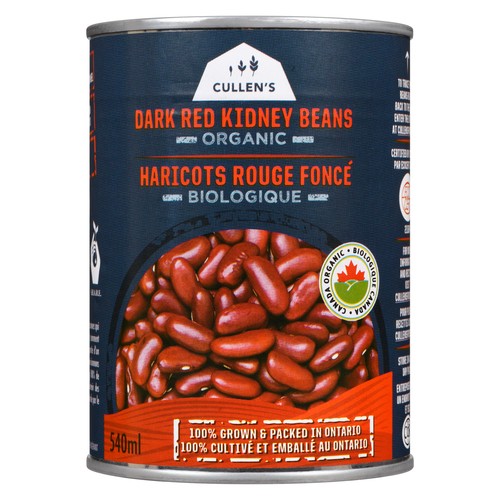 Cullen's Organic Red Kidney Dark Beans 540 ml