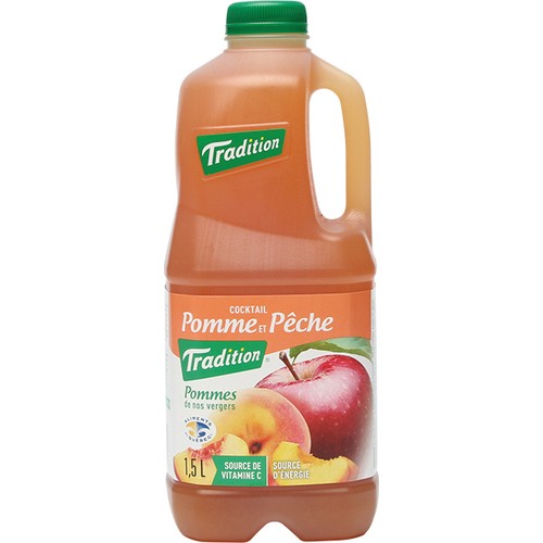 VPJ Juice Apple & Peach 1.5 L 