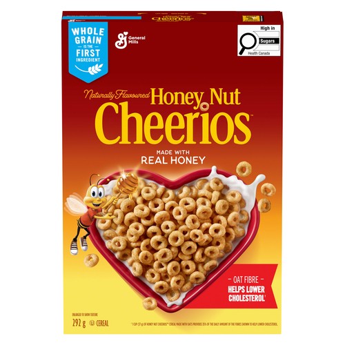 Cheerios Cereal Naturally Flavoured Honey Nut 292 g