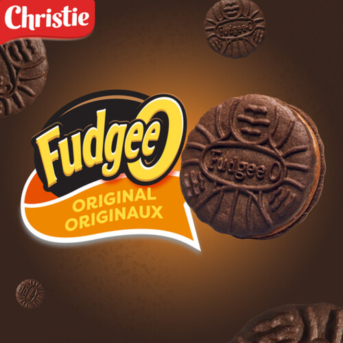 Fudgee-O Sandwich Cookies Chocolatey Creme Filled 303 g