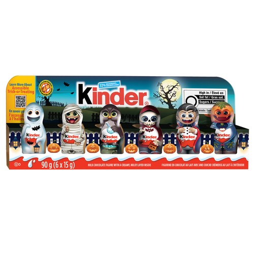 Kinder Surprise Halloween Milk Chocolate Figures Pack 90 g