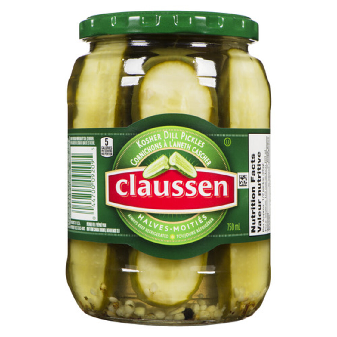 Claussen Pickle Halves 750 ml Voilà Online Groceries & Offers