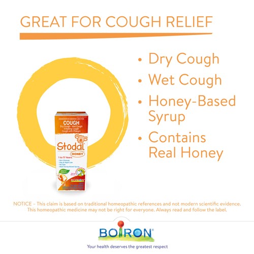 Boiron Stodal Children Cough Syrup Honey 125 ml